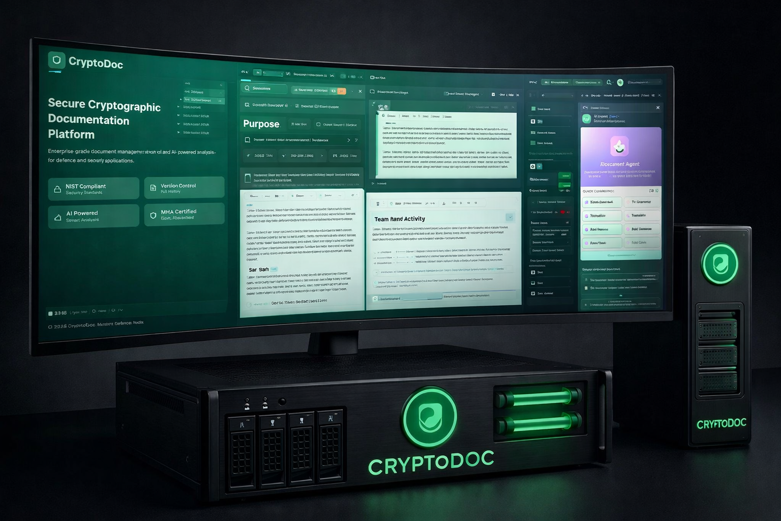 CryptoDoc platform interface