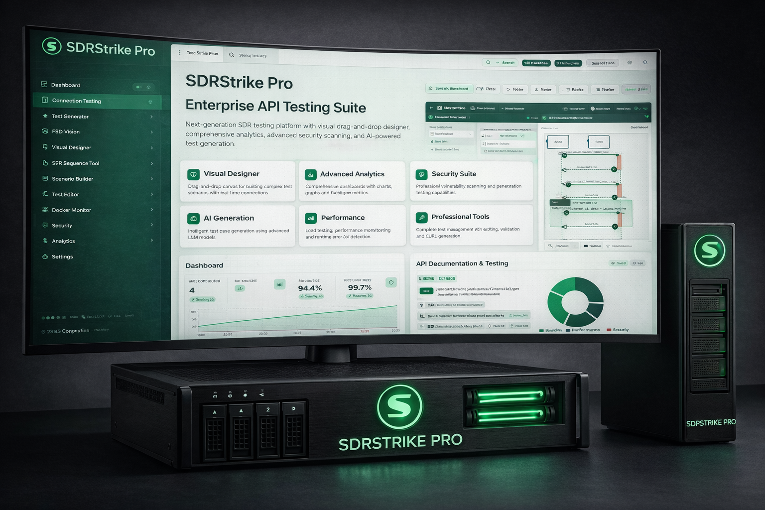 SDRStrike Pro platform interface